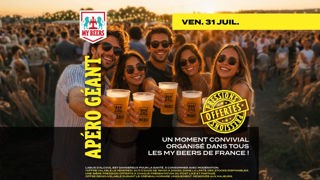 Visuel Apéro Géant 2026 au My Beers