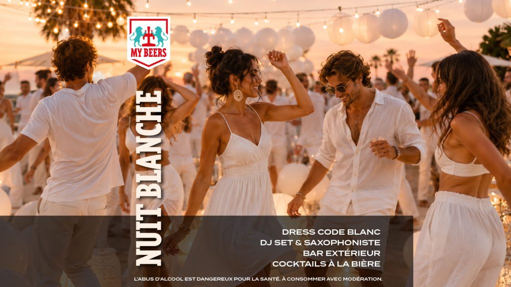 Visuel soirée Nuit Blanche au My Beers