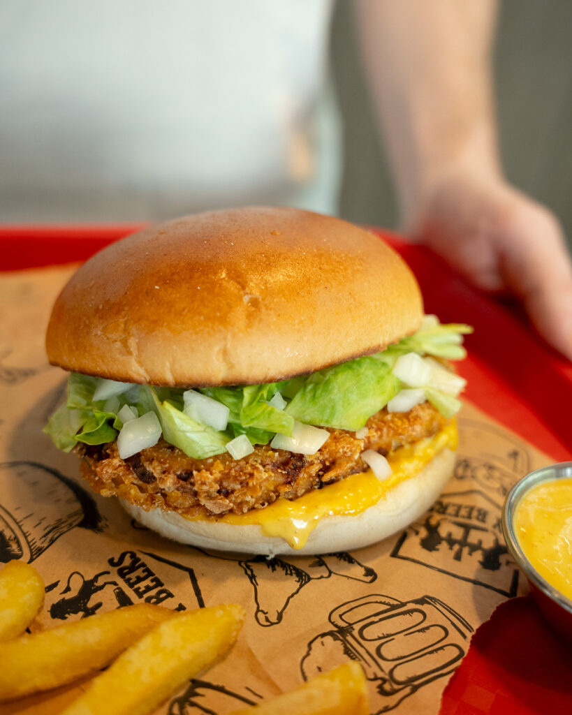 Photo Burger Chicken Curry au My Beers
