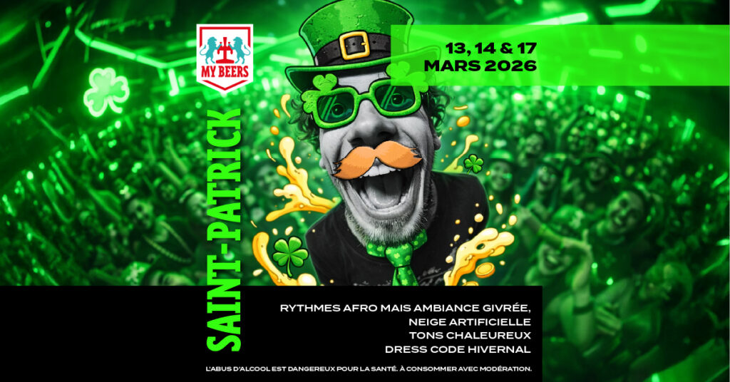 Visuel Saint-Patrick au My Beers