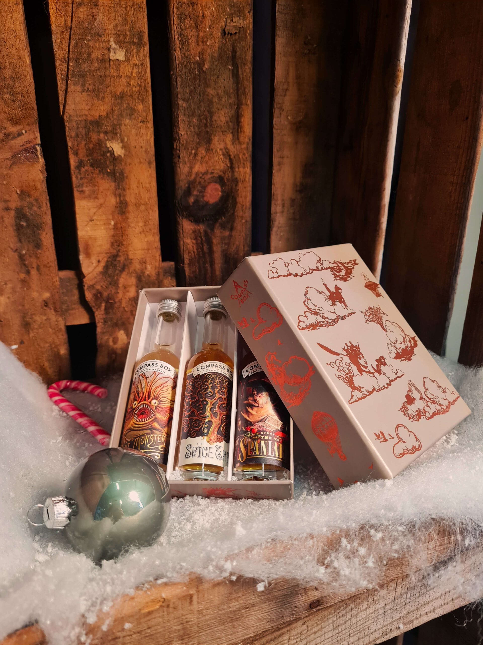 3 mignonettes pour gouter les whiskies de chez Compass Box