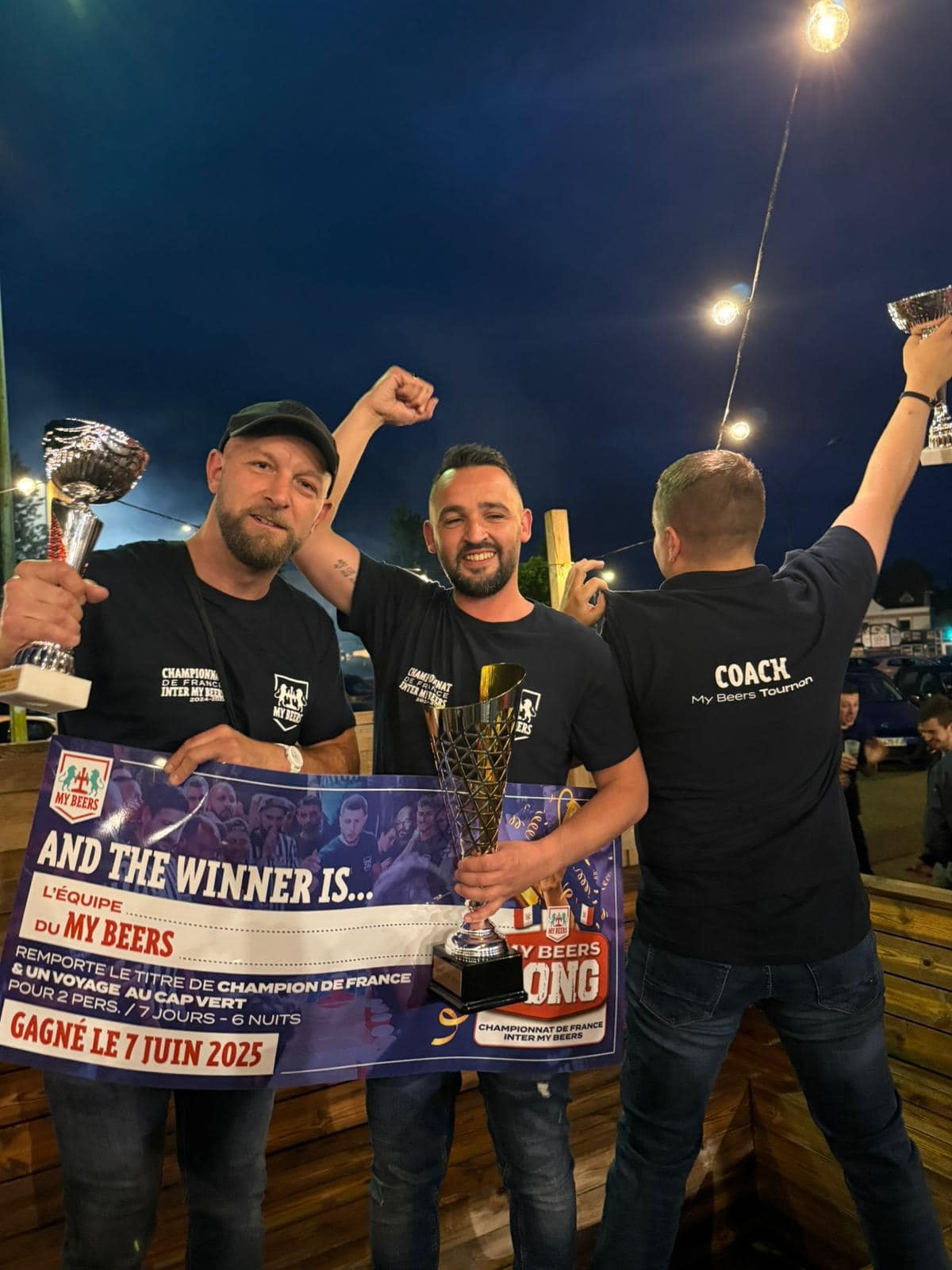 Les grands gagnants : My Beers Tournon champion 2024 et 2025