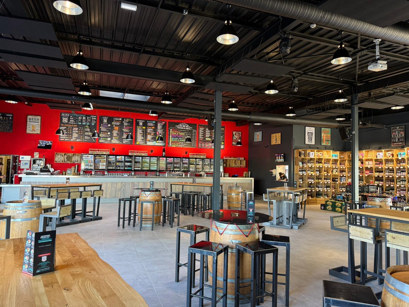 Intérieur du local de My Beers Orléans Sud