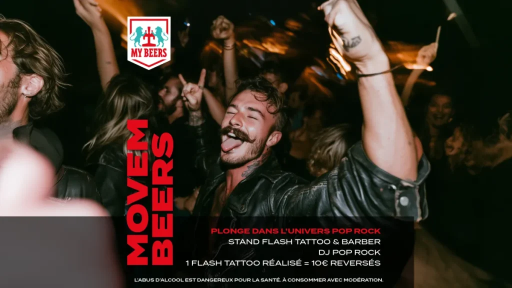 Visuel soirée Movembeers 2026 au My Beers