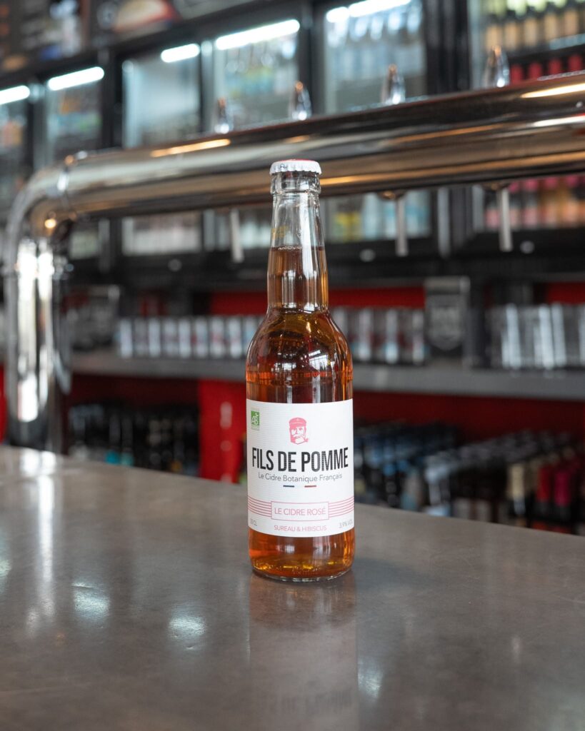 Photo bouteille de cidre rosé Fils de Pomme au My Beers