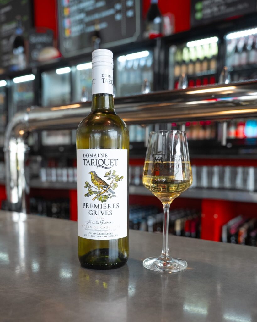 Photo bouteille de vin blanc tariquet Côtes de Gascogne, au My Beers