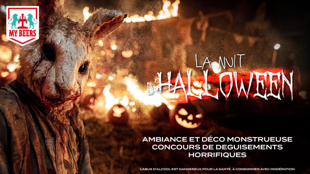 Visuel soirée Halloween au My Beers