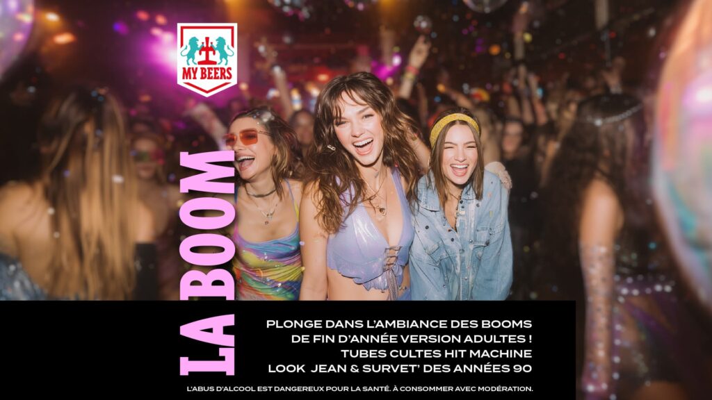 Visuel soirée La Boom au My Beers