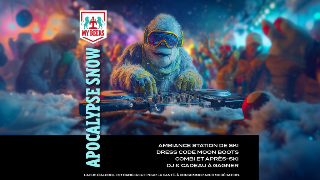 Visuel soirée Apocalypse Snow au My Beers