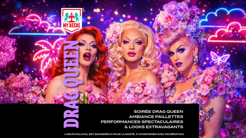 Visuel soirée Drag Queen Show au My Beers