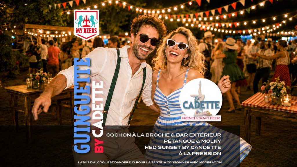 Visuel soirée Guinguette By Cadette au My Beers