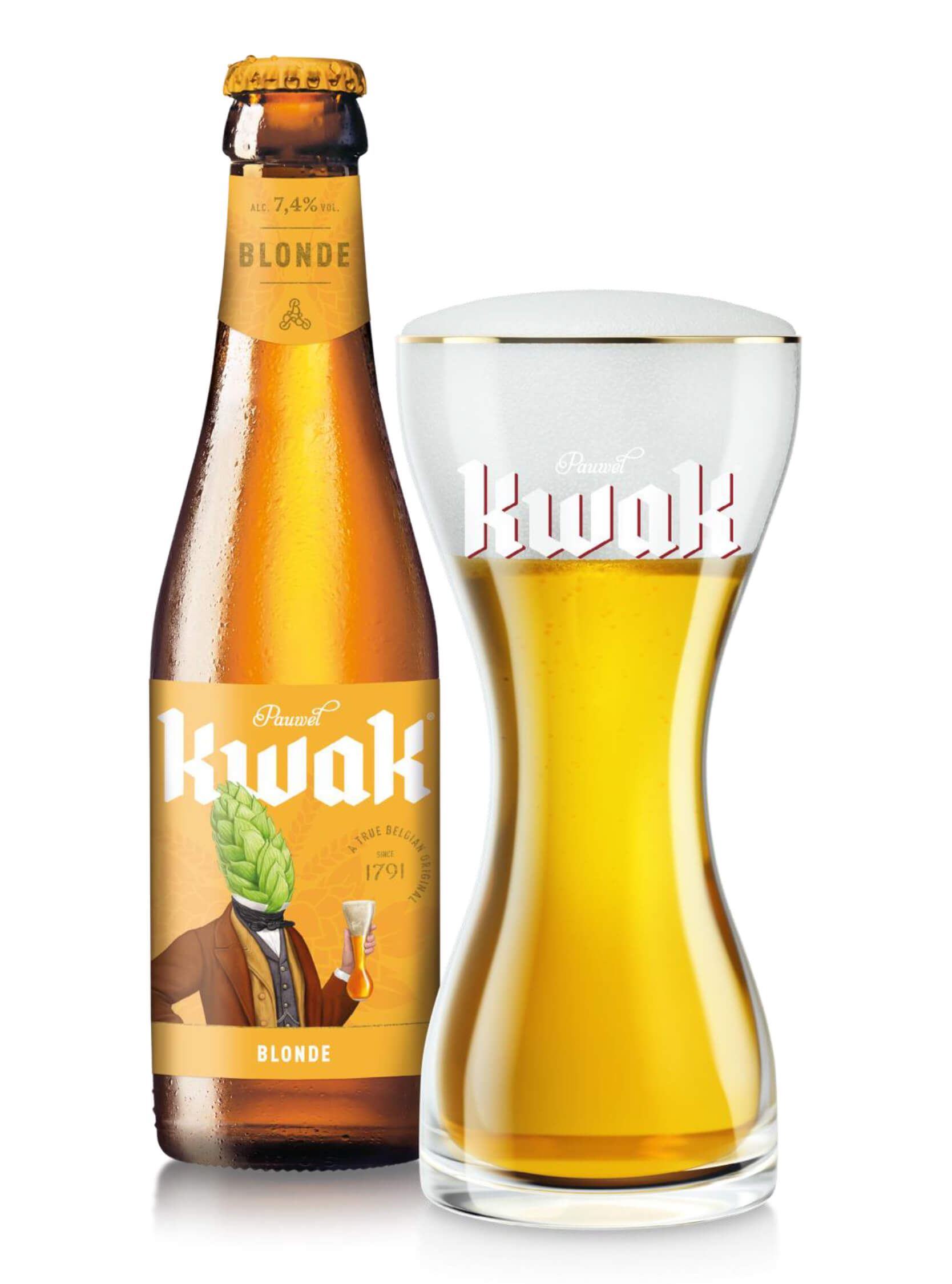 Bière blonde Kwak rafraichissante au My Beers
